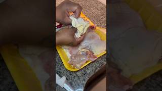 Deboning Chicken Thighs…… How to get boneless skinless chicken thighs… voila [upl. by Chavaree]