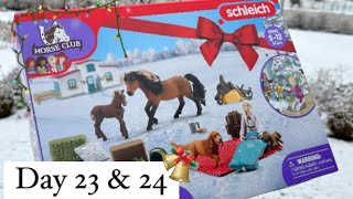 Schleich Horse Club Advent Calendar 2023  Day 23 amp 24 [upl. by Barmen]