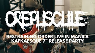 Crepuscule  Restraining Order Live in Manila  FULL SET 4K [upl. by Nodrog616]