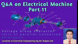 How does reactive power control by Voltage droop characteristic of Alternator [upl. by Kendricks]