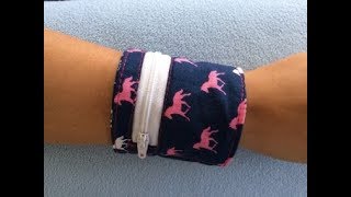 DIY Wrist Wallet  Tutorial [upl. by Madora]