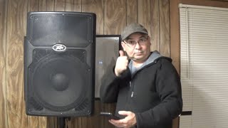 Peavey PVX Series 12quot and 15quot Speaker Demonstration Pt14 [upl. by Nalyd]