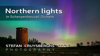 Northern lights in ScherpenheuvelZichem Belgium [upl. by Carry]