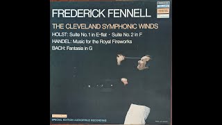 Vinyl Holst  Suite No1 FennellThe Cleveland Symphonic Winds [upl. by Letnohc]