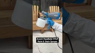 The Avanti Handheld HVLP Sprayer makes paint amp stain jobs a simple task shorts [upl. by Janyte5]