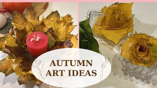 DIY Creative ideas from autumn leaves [upl. by Adamik]