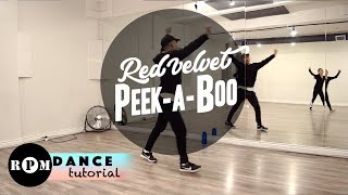 Red Velvet quotPeekABooquot Dance Tutorial Second Chorus Ending [upl. by Anagnos790]