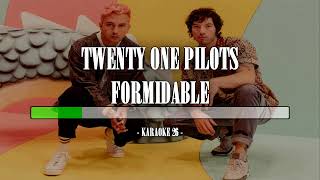 Twenty One Pilots  Formidable  Karaoke 26 Original Instrumental  Backs [upl. by Drexler]