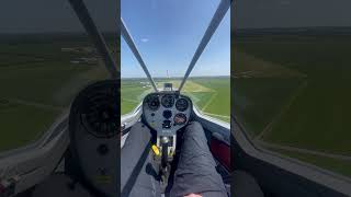 landing twinastir aviation glider fly pilot airplane soaring [upl. by Yme]