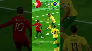 Rare Moments In Football  Portugal VS Brazil 2026 World Cup Imaginary Final  ronaldo vs neymar [upl. by Anailil]