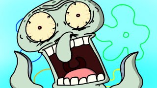 The Krusty Krab Nightmare SQUIDWARD GOES INSANE [upl. by Werdnaed]