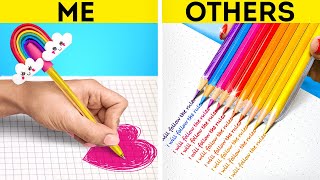 CRAZIEST SCHOOL HACKS TO BECOME POPULAR  Genius DIY School And Creative Girly Tricks By 123 GO [upl. by Prasad773]