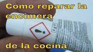 Cómo REPARAR la ENCIMERA de la cocina Como reparar recubrimiento encimera de cocina con poliéster I [upl. by Abehsat265]