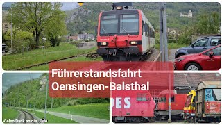 Führerstandsfahrt im Domino der S22 von Oensingen nach Balsthal [upl. by Merceer]