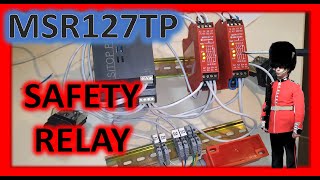 Relay de seguridad MSR127TP 🐝 funcionamientoExplicacion🐝🐝 [upl. by Halli851]