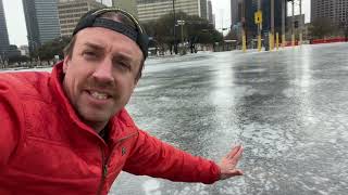 INSANE ICE STORM in DFW three days of freezing rain [upl. by Enilarac]