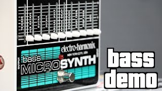 ElectroHarmonix Bass Micro Synth Demo [upl. by Addie409]