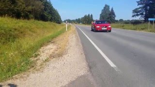 Volvo S60 T5 3quot straight pipe exhaust sound [upl. by Mazurek669]