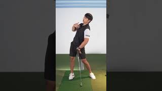 Fix Over Swing Part 5 golf golftips shorts [upl. by Nirrac127]