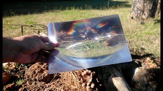 ASTUCE FEUquotLENTILLE DE FRESNELquot1000°c [upl. by Chesney]