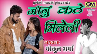 जानु कठे मीलेली  Gokul Sharma Kajal Mhera  Love वालों के लीए खास Song Janu Kate Milegi 2019 [upl. by Alahsal]