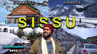 Sissu Himachal Pradesh  Manali Snowfall Update Today  Lahaul Valley Himachal  Sissu Today [upl. by Aneehsat]