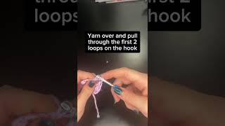 Learn to triple stitch in 40 seconds Save this for reference later crochet amigurumicrochet [upl. by Gnous]