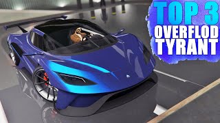 Overflod Tyrant  Best TOP 3 Customization Paint Job Guide  GTA ONLINE [upl. by Letsyrc925]