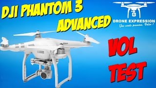 Premier Vol Test du DJI PHANTOM 3 ADVANCED  GEARBEST  DRONE EXPRESSION [upl. by Doralin]