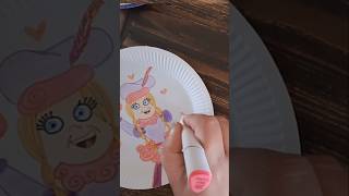 Zelf bordjes maken met pieten er op diy craft drawing [upl. by Ennahtebazile228]