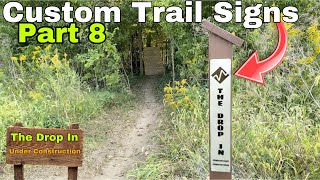 Custom Backyard Trail Signs Made With a Cricut The Drop In Part 8 [upl. by Odette]