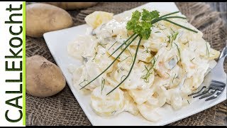 Bester Kartoffelsalat mit Mayonnaise selber machen  Omas Rezept [upl. by Citarella]