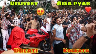 Finally Ducati ki delivery leli 😍 or aisi Delivery Life mai pehli baar li Kolkata mai ❤️ sab hairaan [upl. by Eleazar593]