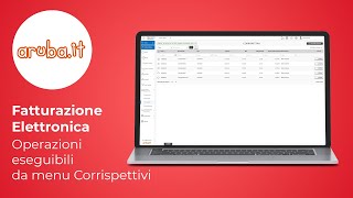 Fatturazione Elettronica  Operazioni eseguibili da menu Corrispettivi [upl. by Aisylla673]