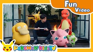 Cat’s Kitchen Camping Trip with Pokémon Charmander Is Heating Up 🔥  Pokémon Kids TV​ [upl. by Azenav]