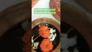 फूल धोकर भगवान को क्यों नहीं चढ़ाया जाता है🤔🤔shortvideo virt जय महादेव 🙏🏻🙏🏻youtube ytshorts [upl. by Boniface]