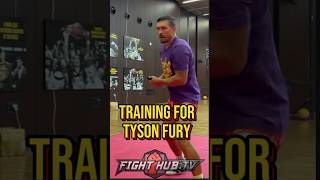 Oleksandr Usyk NEW TRAINING for Tyson Fury [upl. by Fraase]