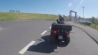 Quad Tour Elbe Nordsee Cuxhaven Altenbruch Otterndorf [upl. by Eenaffit]