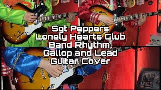 The Beatles  Sgt Peppers Lonely Hearts Club Band  Guitar Cover  Vintage VSA500P [upl. by Neenaj]