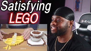 LEGO Waffles amp Coffee Stop Motion Cooking REACTION VERY SATISFYING [upl. by Eamanna]