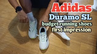 Adidas Duramo SL  Budget meal running shoes  Running shoes under Php 2000 [upl. by Sorci]