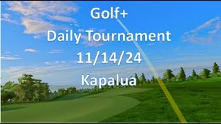 Golf Daily Tournament At Kapalua 111424 [upl. by Ameerak]