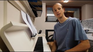 Day 8 of Playing Howls Moving Castle on the Piano  Beginner Playing Piano [upl. by Kenton]