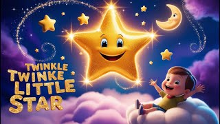 Twinkle Twinkle Little Star  Best Nursery Rhyme for Kids with Animation [upl. by Sumahs]