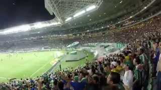 Hino do Palmeiras cantado pela torcida inauguração Allianz Parque  191114 [upl. by Mischa]