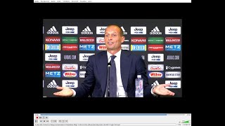 Il video della Conferenza Stampa di presentazione di Massimiliano Allegri Il ritorno di Max [upl. by Aihseket]