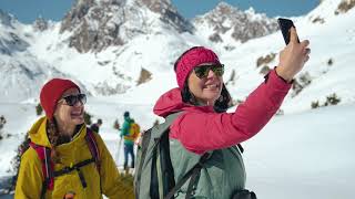 Schneeschuhwandern auf der SilvrettaBielerhöhe im Montafon  Vorarlberg [upl. by Westney]