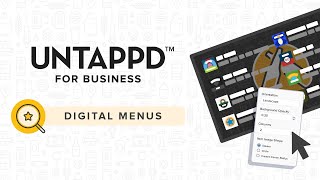 Untappd For Business  Digital Menu Overview [upl. by Assirem414]