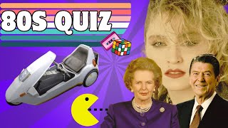 80s General Knowledge Quiz  Multiple Choice [upl. by Anen671]