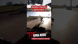 TE ATROPELLO emaride peatones peaton motovlog biker ride bajaj ns200 [upl. by Thunell412]